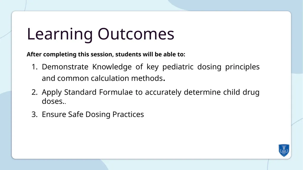 Child Dose Calculations: Common Formulae and - slide 2 of 9