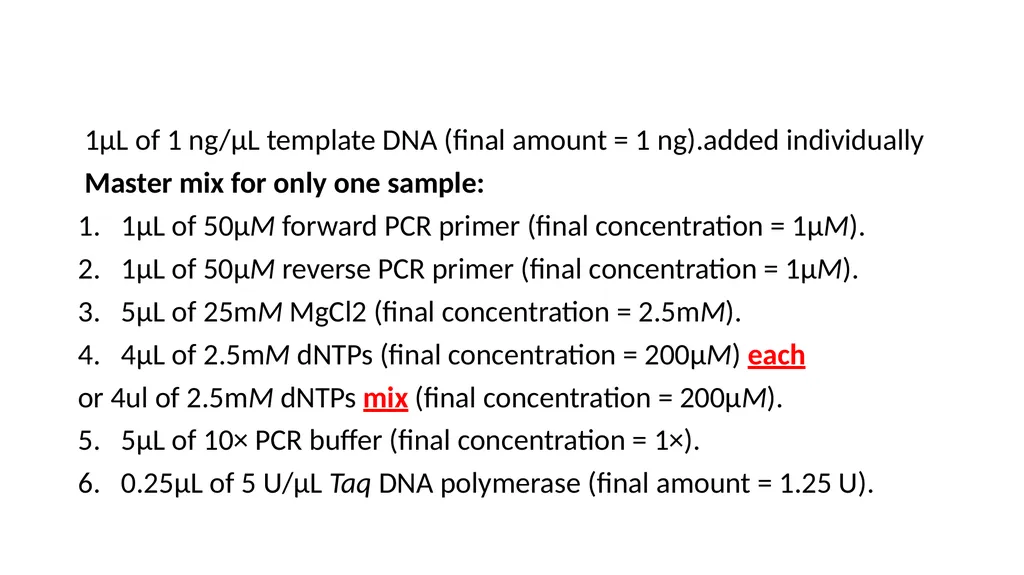 PCR calculations Ali I.A.Gharip, BSc Biotech T.A - slide 14 of 25