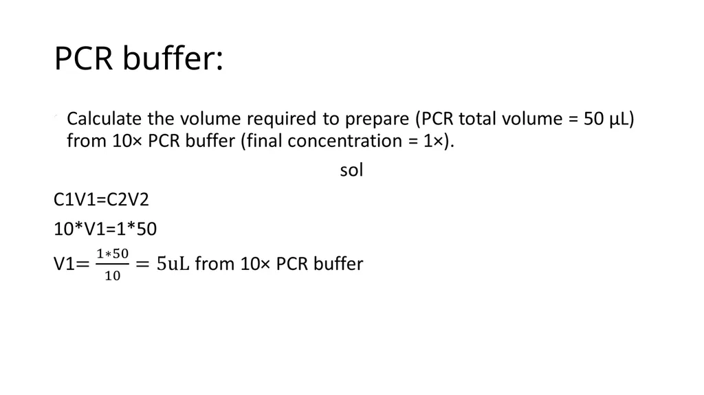PCR calculations Ali I.A.Gharip, BSc Biotech T.A - slide 11 of 25