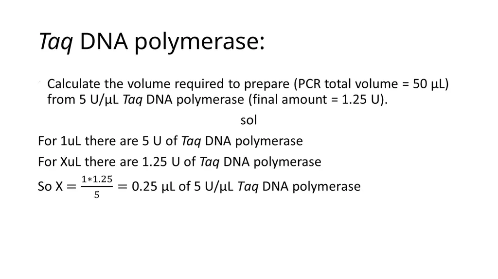 PCR calculations Ali I.A.Gharip, BSc Biotech T.A - slide 12 of 25