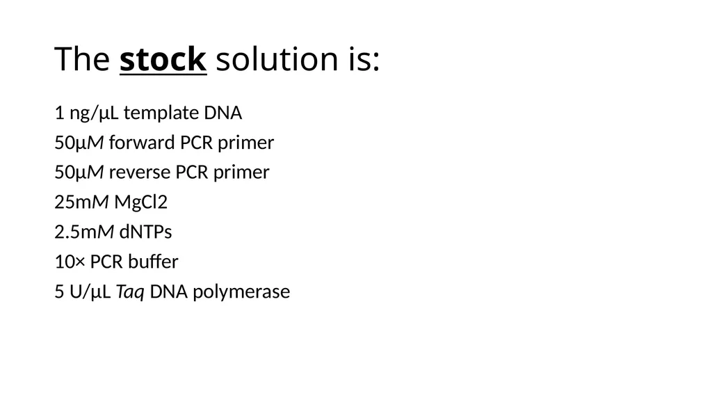PCR calculations Ali I.A.Gharip, BSc Biotech T.A - slide 4 of 25