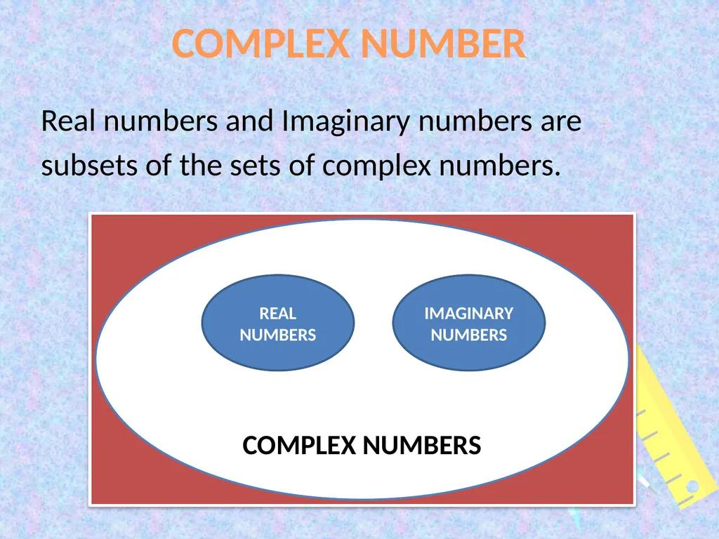 COMPLEX NUMBERS Students will be able to identify - slide 10 of 27