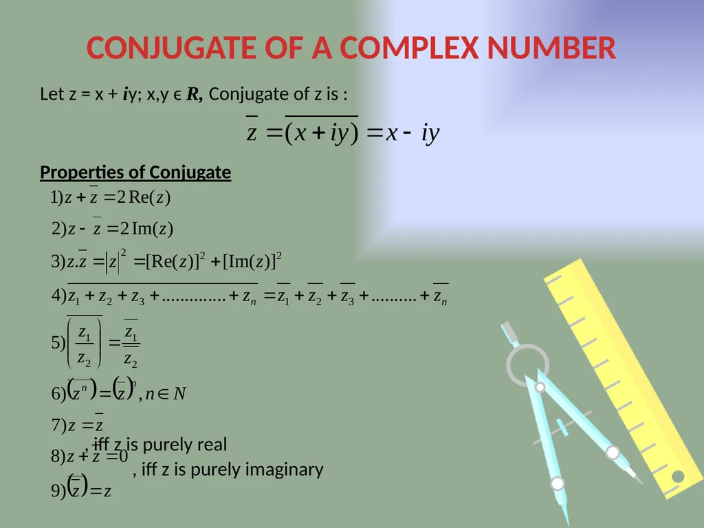 COMPLEX NUMBERS Students will be able to identify - slide 17 of 27