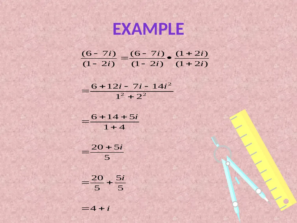 COMPLEX NUMBERS Students will be able to identify - slide 16 of 27