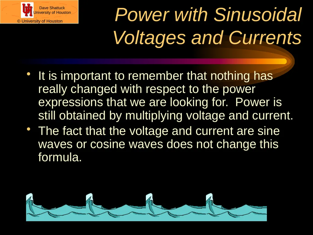 ECE 2202 Circuit Analysis II Dr. Dave Shattuck - slide 6 of 34