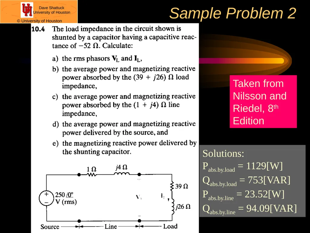 ECE 2202 Circuit Analysis II Dr. Dave Shattuck - slide 30 of 34