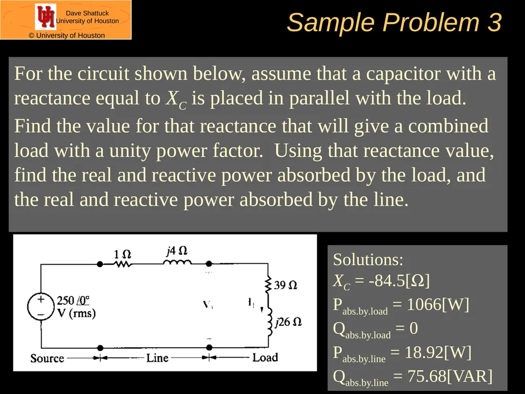 ECE 2202 Circuit Analysis II Dr. Dave Shattuck - slide 31 of 34