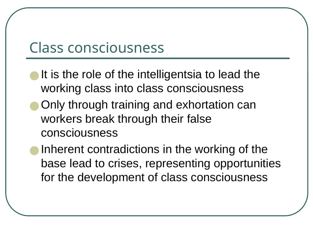 Gramsci, Hegemony and Subaltern culture Marx’s - slide 7 of 23