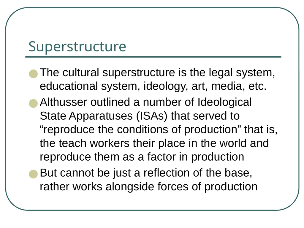 Gramsci, Hegemony and Subaltern culture Marx’s - slide 14 of 23