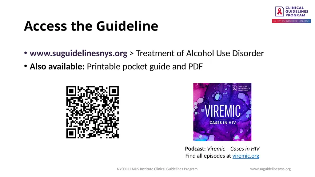 Treatment of Alcohol Use Disorder - slide 18 of 18