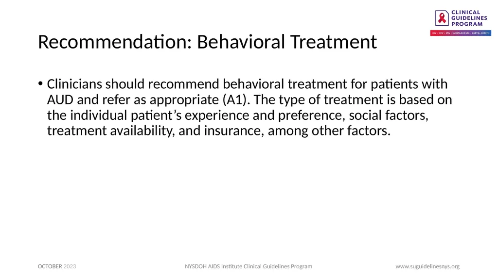 Treatment of Alcohol Use Disorder - slide 7 of 18