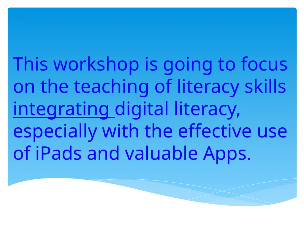 Teaching Digital Literacy to adult EAL learners By - slide 3 of 37