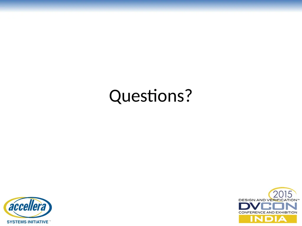 Dynamic Parameter Configuration of SystemC Models - slide 16 of 16