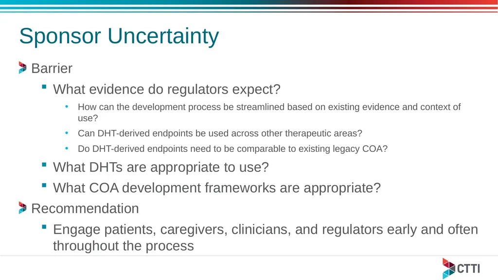Barriers to and Recommendations for Adoption of - slide 8 of 16