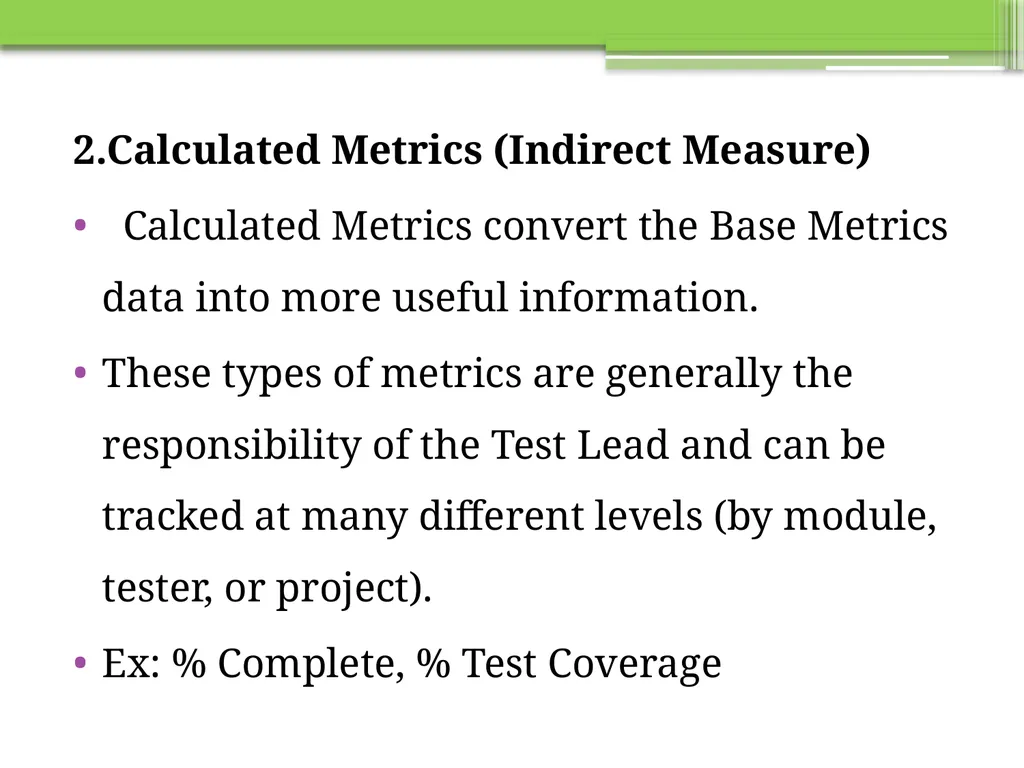 Chapter 6 Testing Tools and Measurements Visit to - slide 50 of 62