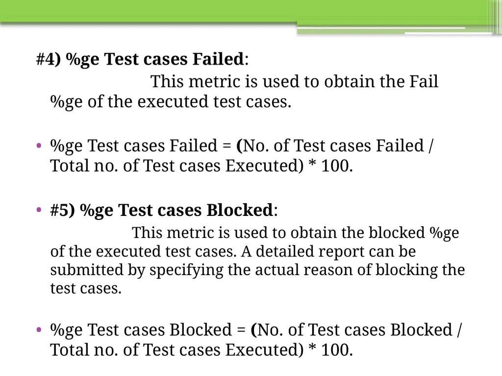 Chapter 6 Testing Tools and Measurements Visit to - slide 55 of 62