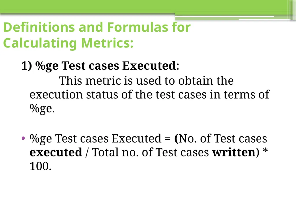 Chapter 6 Testing Tools and Measurements Visit to - slide 53 of 62