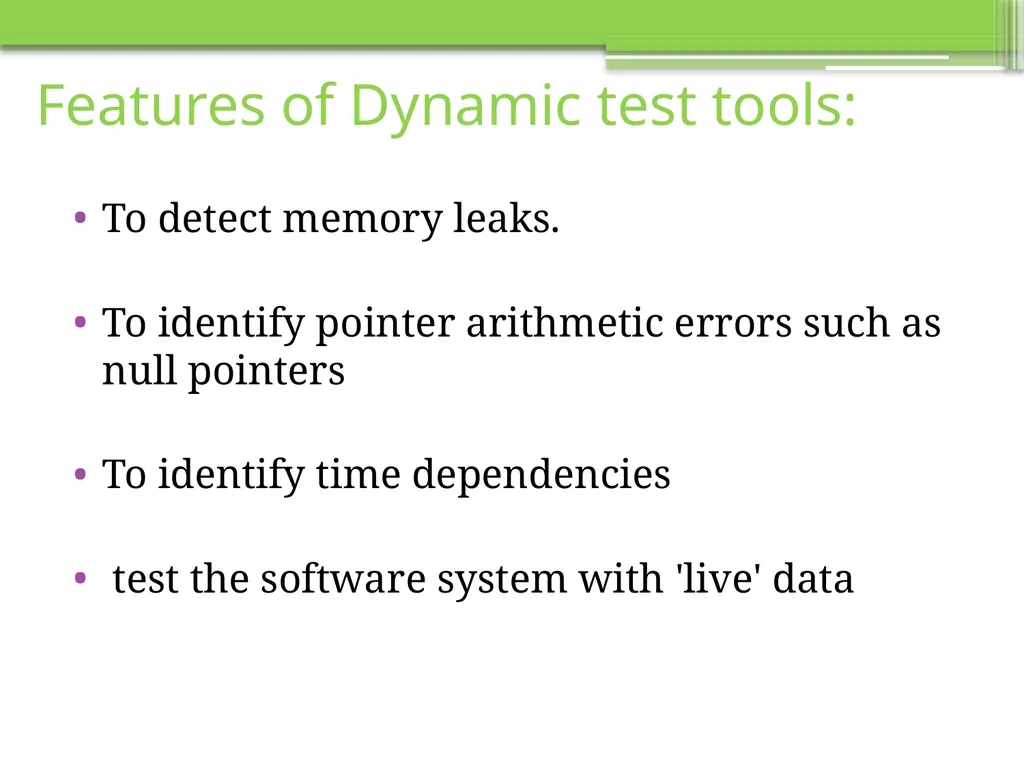 Chapter 6 Testing Tools and Measurements Visit to - slide 35 of 62