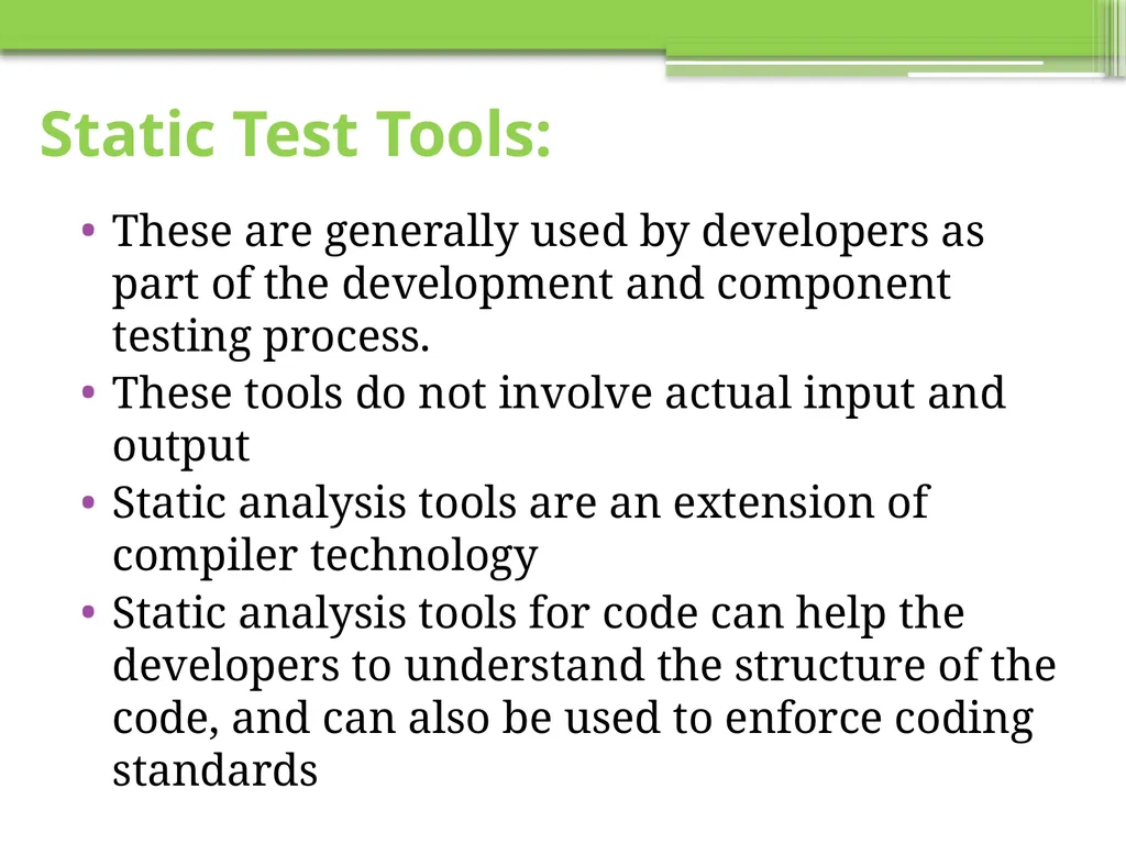Chapter 6 Testing Tools and Measurements Visit to - slide 31 of 62