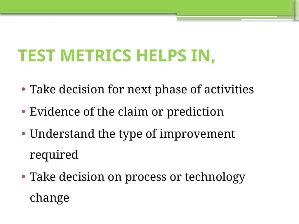 Chapter 6 Testing Tools and Measurements Visit to - slide 48 of 62