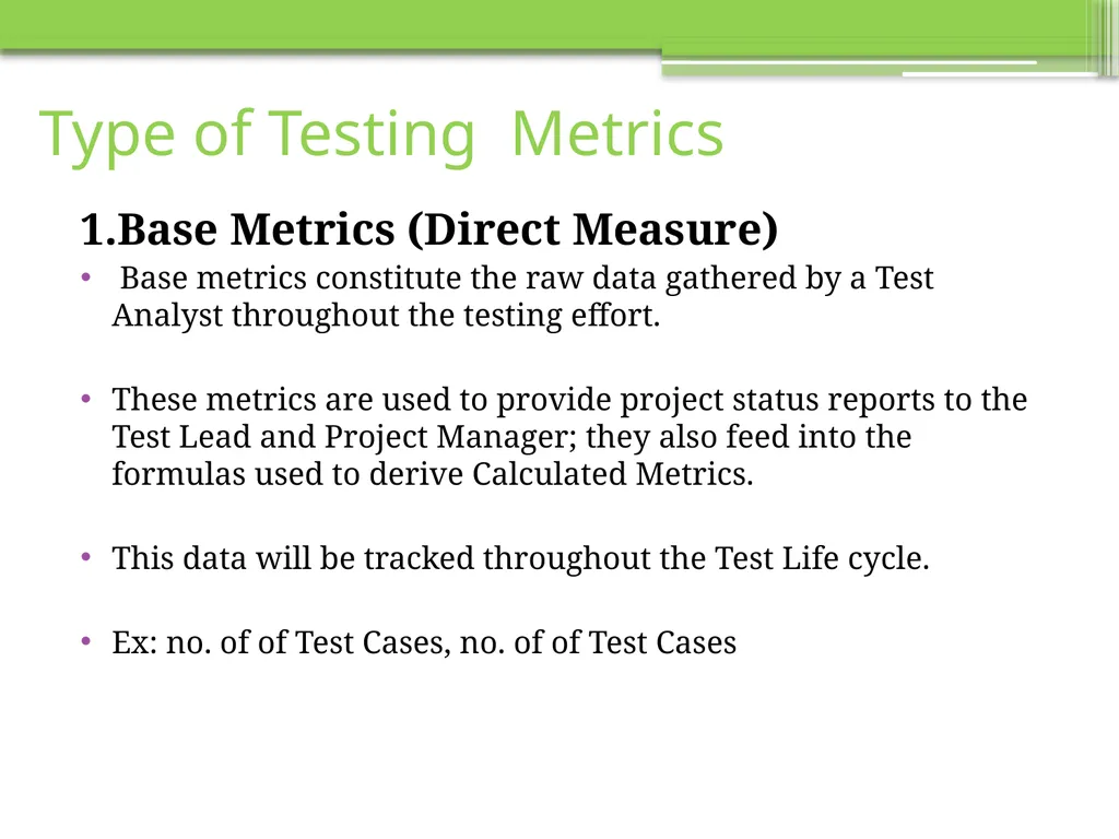 Chapter 6 Testing Tools and Measurements Visit to - slide 49 of 62