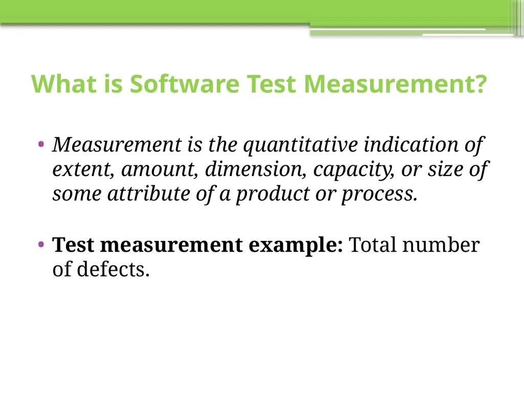Chapter 6 Testing Tools and Measurements Visit to - slide 56 of 62