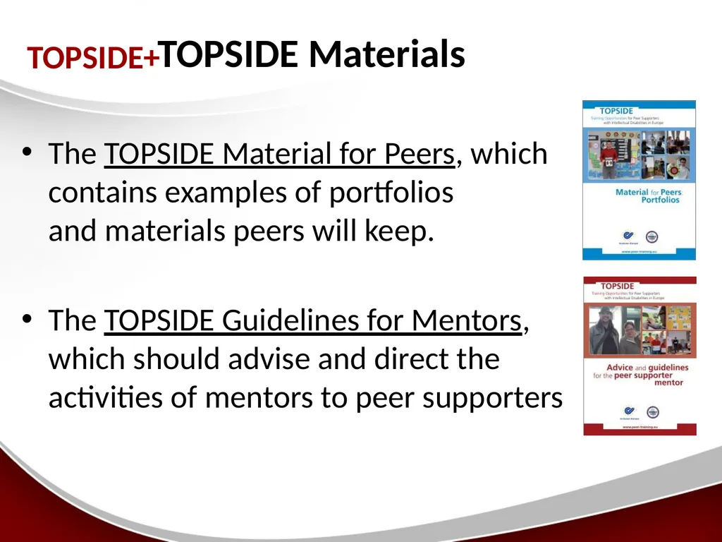 Peer-Support A model of supported decision-making - slide 9 of 16