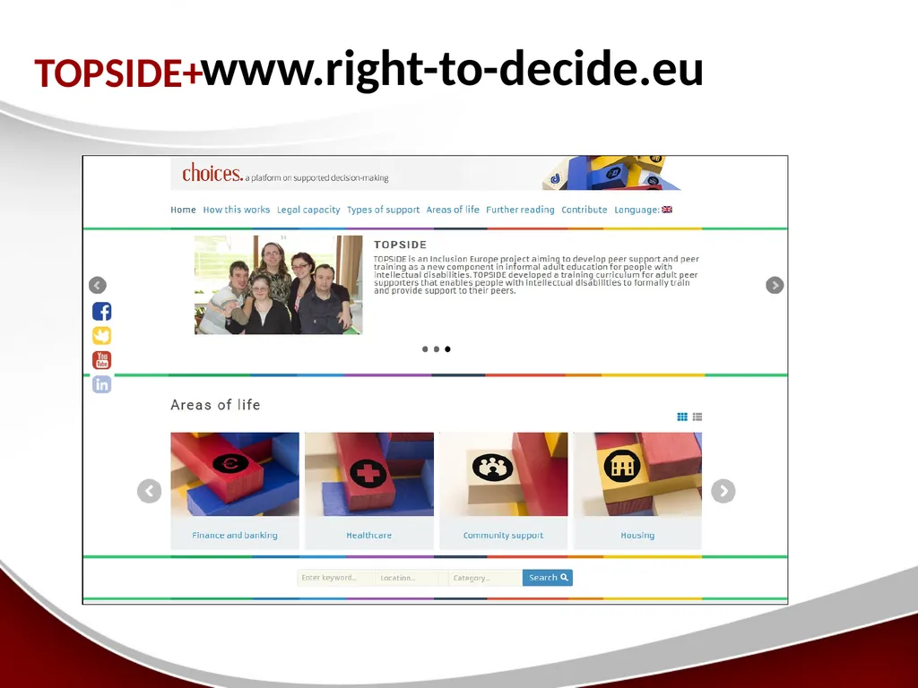 Peer-Support A model of supported decision-making - slide 15 of 16