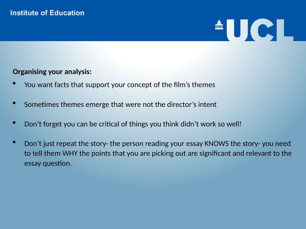 The Blue Kite: Film Analysis (general) Critically - slide 6 of 13