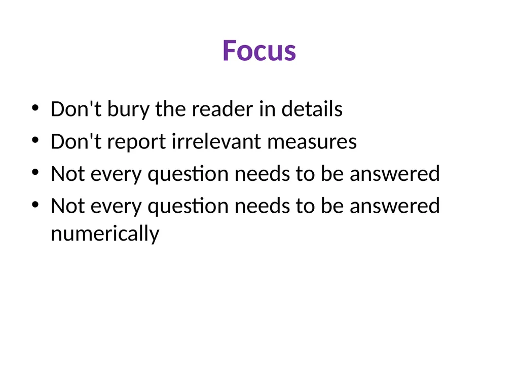 Unreproducible tests Successes, failures, and - slide 34 of 39