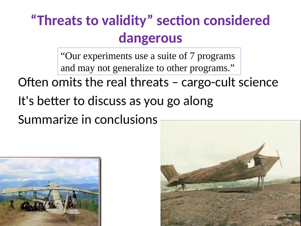 Unreproducible tests Successes, failures, and - slide 28 of 39