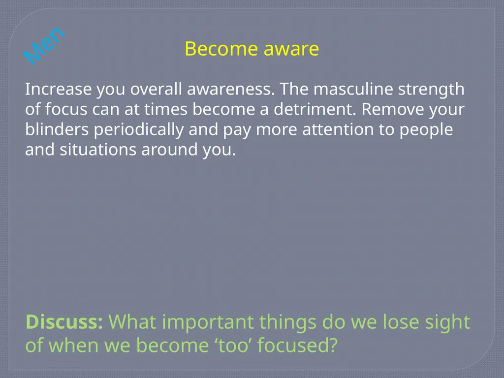 Best Practices Webinar – Gender Part 4 – Dec 2013 - slide 12 of 16