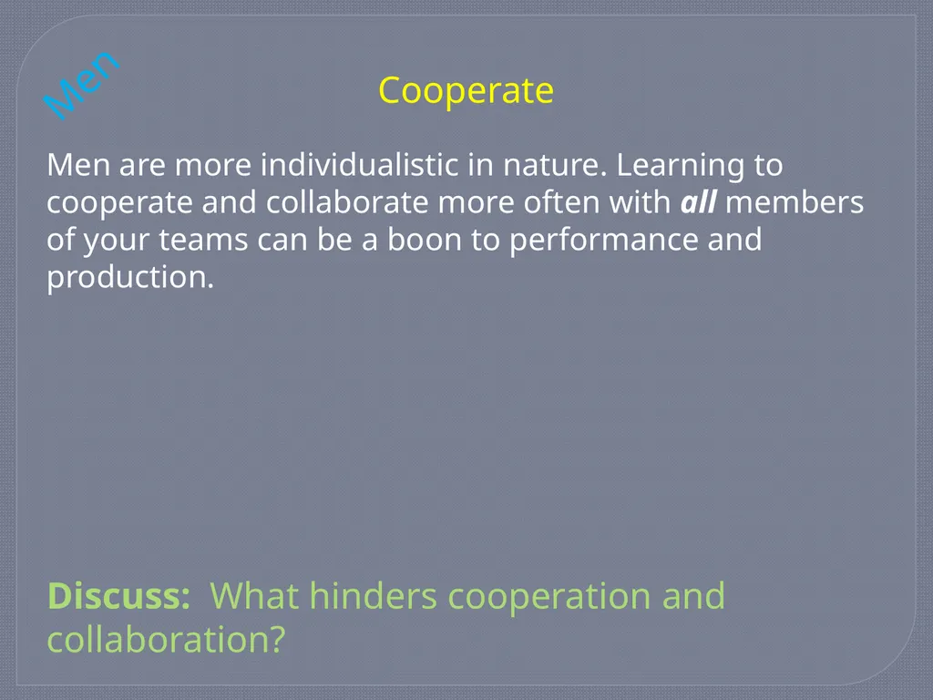 Best Practices Webinar – Gender Part 4 – Dec 2013 - slide 14 of 16