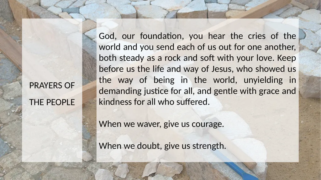 Welcome to the living Stone, the source of life. - slide 14 of 21