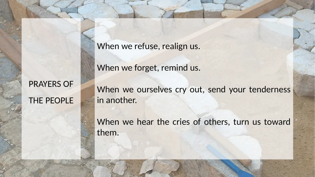 Welcome to the living Stone, the source of life. - slide 15 of 21