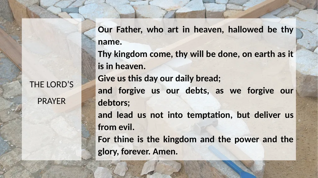 Welcome to the living Stone, the source of life. - slide 17 of 21