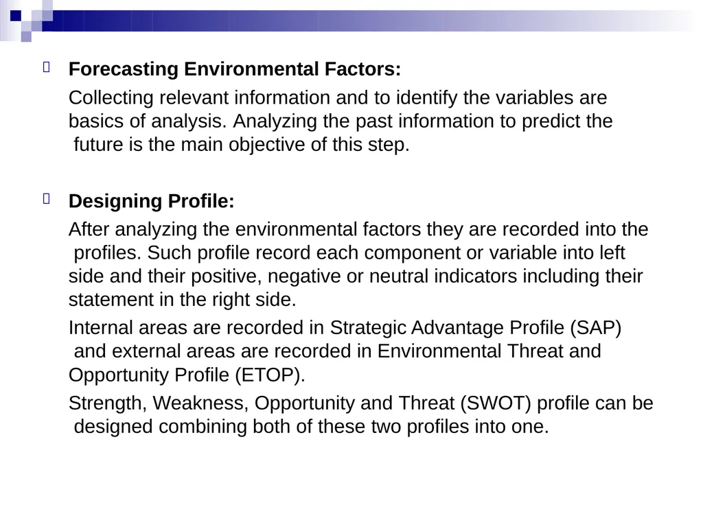 Business Environment Learning Objective What is - slide 27 of 29