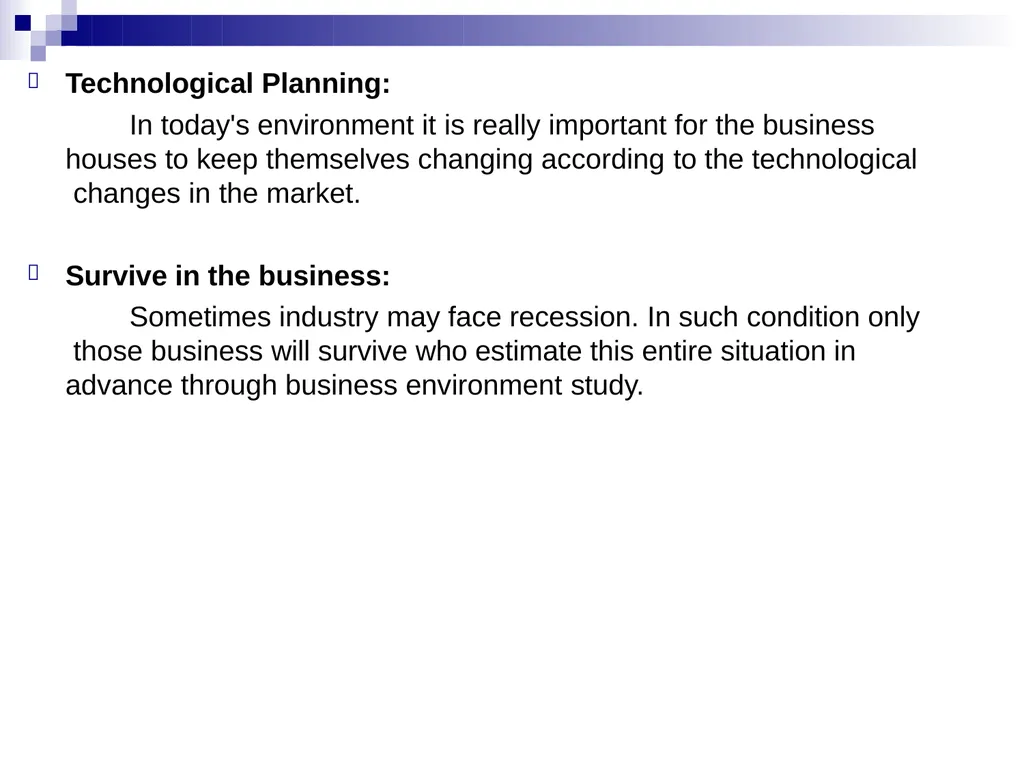 Business Environment Learning Objective What is - slide 9 of 29
