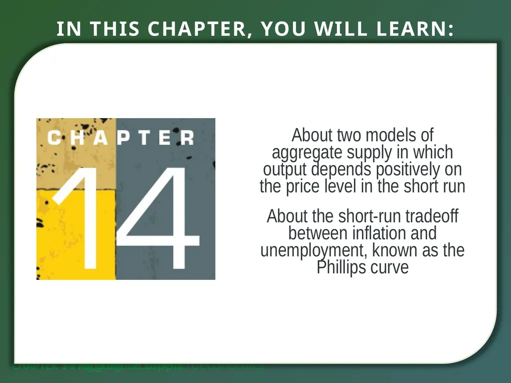 Aggregate Supply and the Short-Run Tradeoff - slide 2 of 34