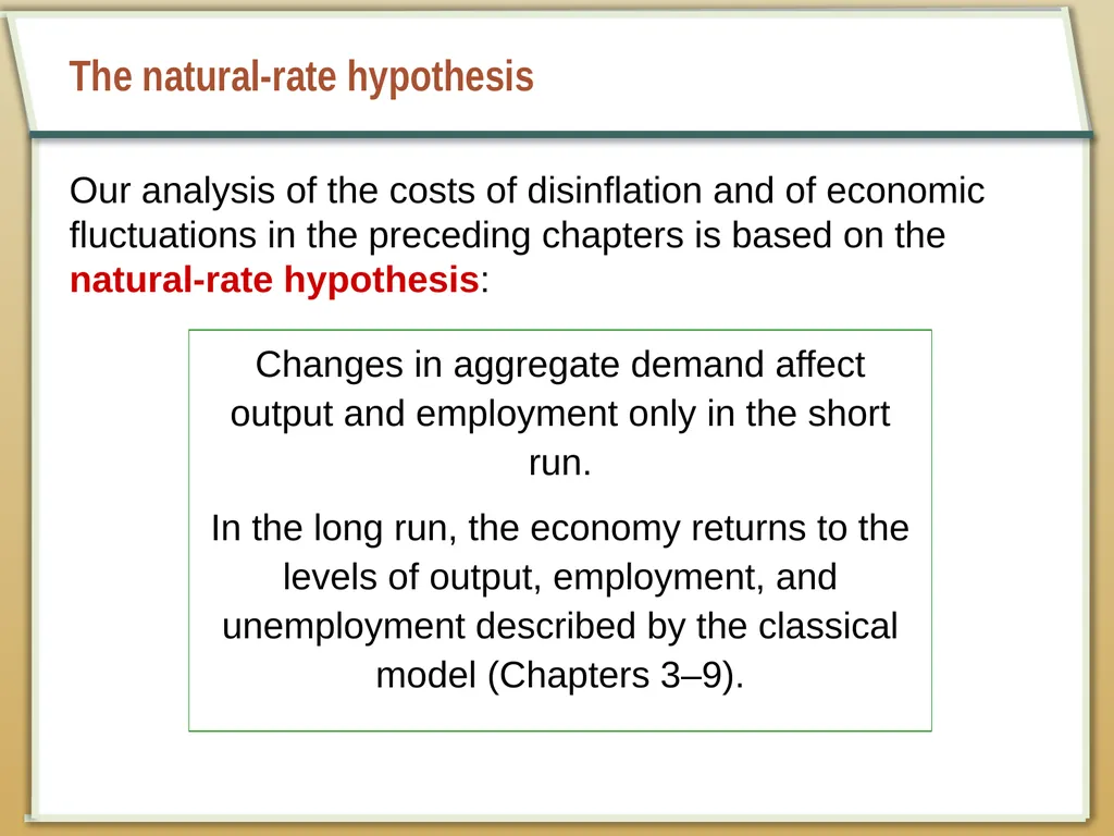 Aggregate Supply and the Short-Run Tradeoff - slide 28 of 34