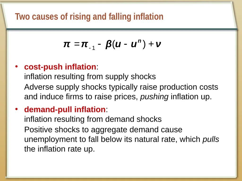 Aggregate Supply and the Short-Run Tradeoff - slide 20 of 34
