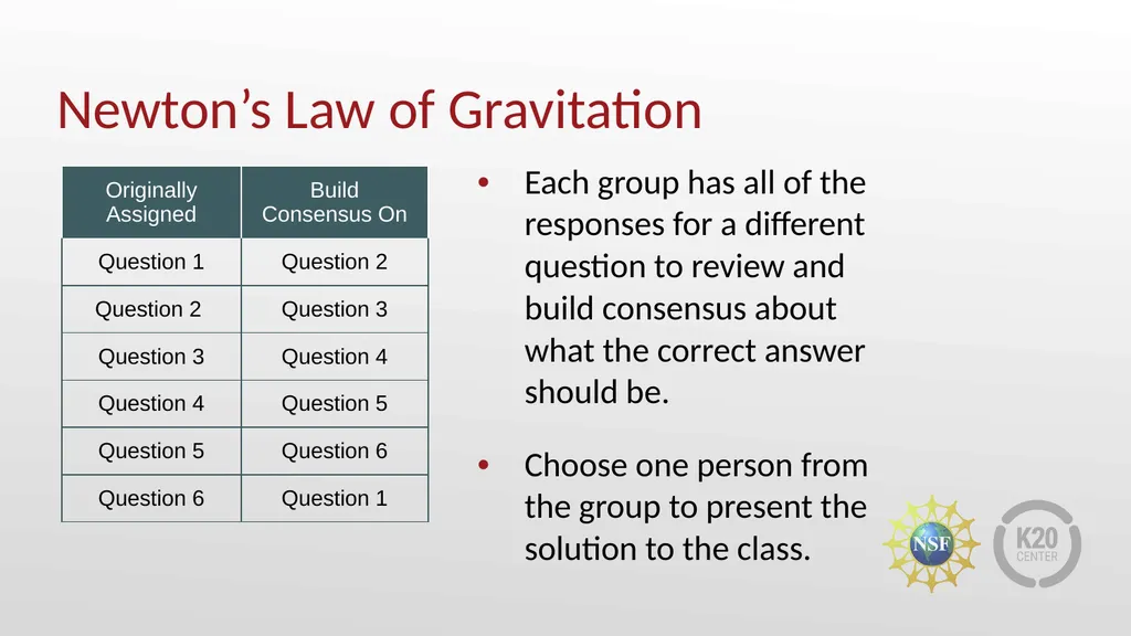 More Attractive Than You Think Newton’s Law of - slide 15 of 24