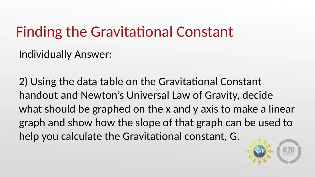 More Attractive Than You Think Newton’s Law of - slide 19 of 24