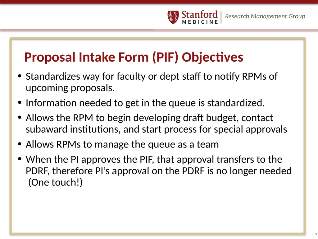 Proposal Intake Form SMART Meeting Sonia Barragan - slide 4 of 10