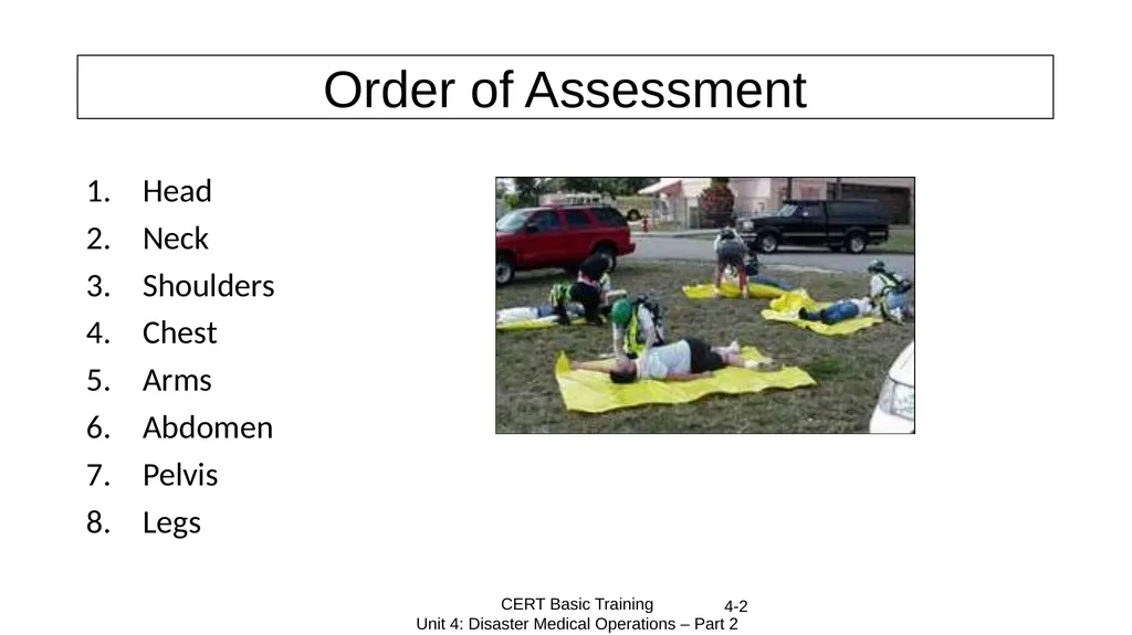Gather Facts Assess Damage Consider Probabilities - slide 2 of 13