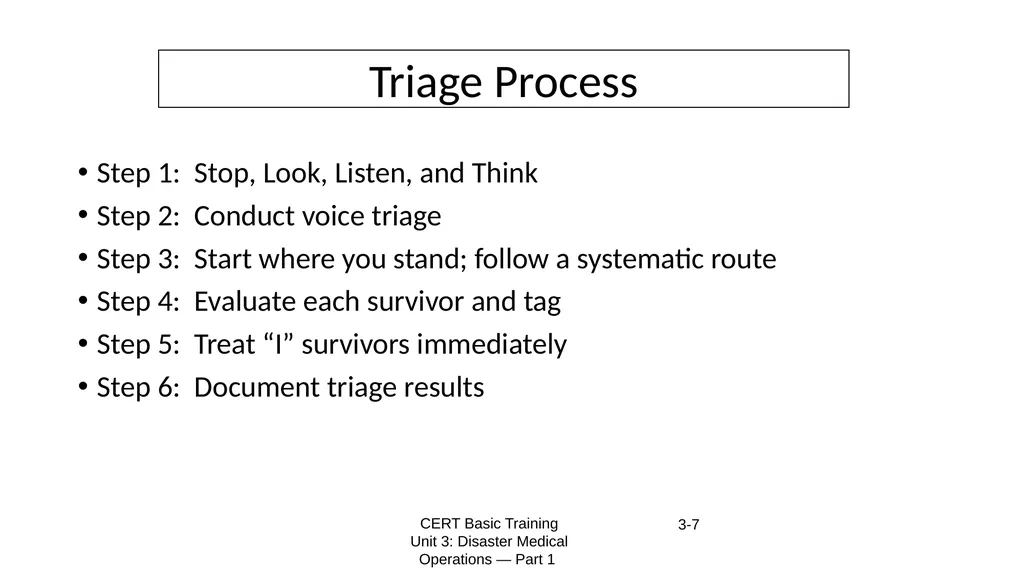 Gather Facts Assess Damage Consider Probabilities - slide 7 of 13