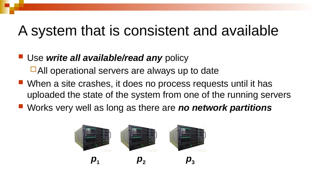 PERSPECTIVES ON THE CAP THEOREM Seth Gilbert, - slide 9 of 28
