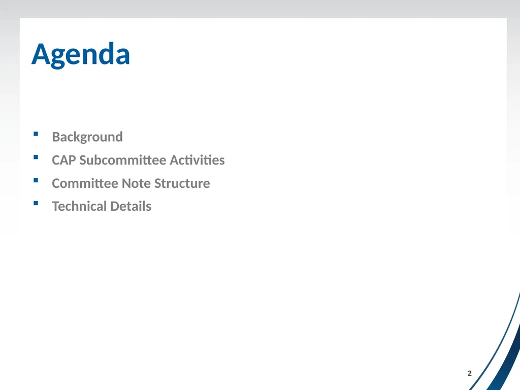 Event Terms for Use in CAP Subcommittee Update - slide 2 of 16