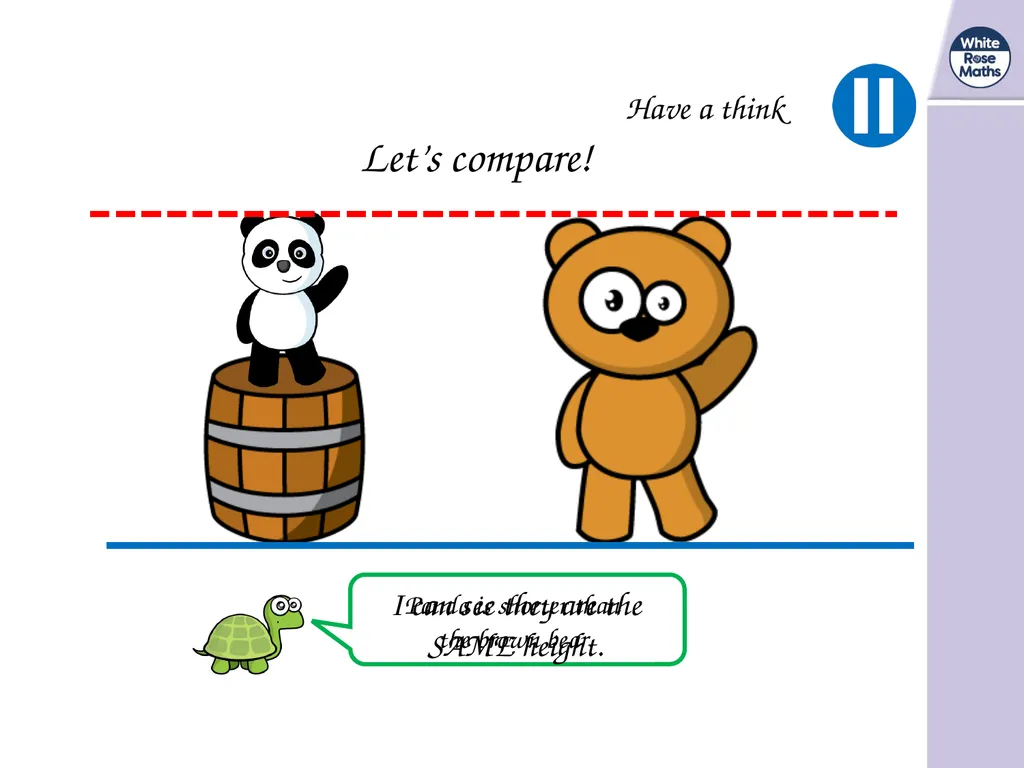These words help us compare heights: height taller - slide 8 of 11