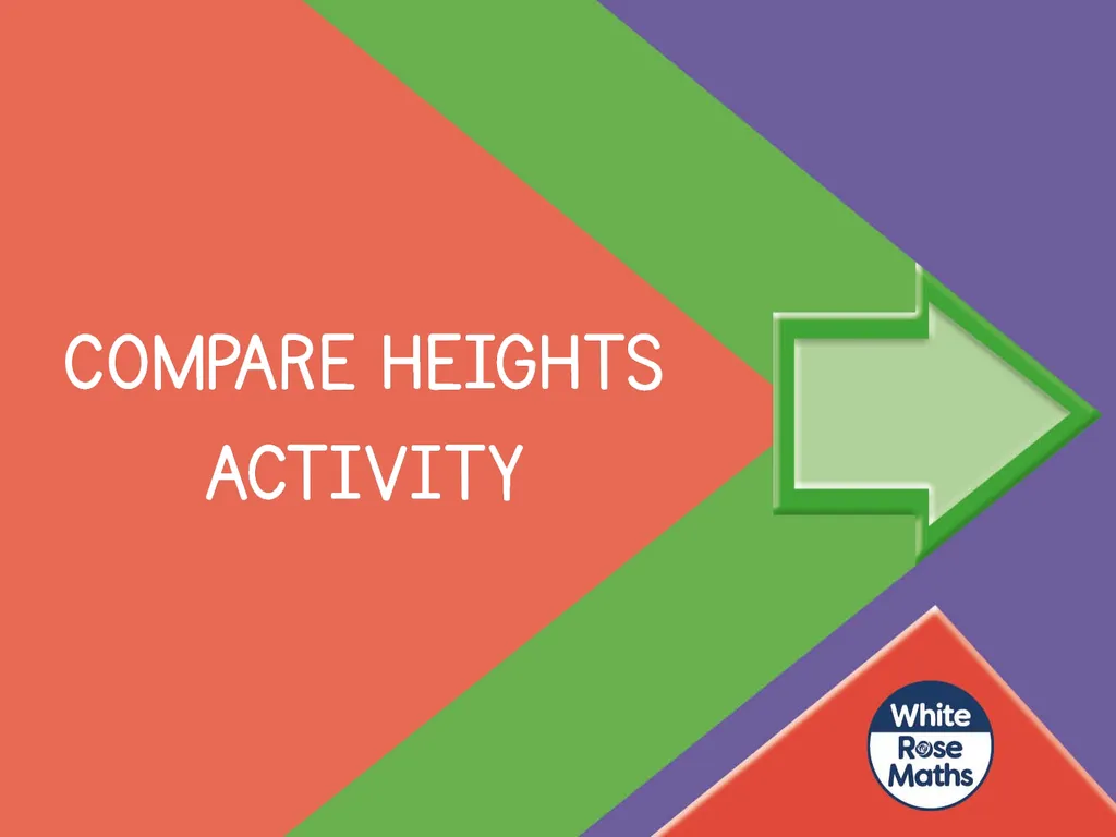 These words help us compare heights: height taller - slide 1 of 11